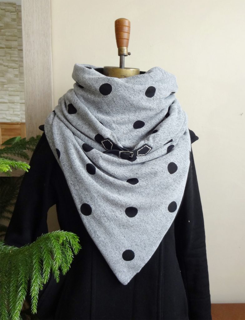 Vêtements écoresponsables | foulard hiver femme par Aniela Mieko